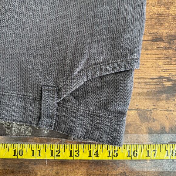 Lee Comfort Waistband Pinstripe Pants 10P Brown Purple Y2K Academia Grunge EUC - Picture 3 of 9